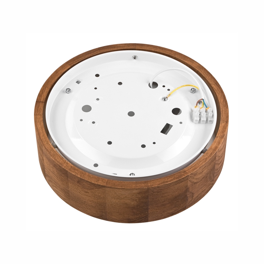 Brilagi - Iluminação de teto LED CARVALHO 1xE27/60W/230V carvalho cereja diâmetro 27 cm