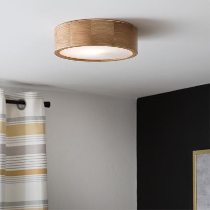 Brilagi - Iluminação de teto LED CARVALHO 1xE27/60W/230V carvalho diâmetro 27,5 cm