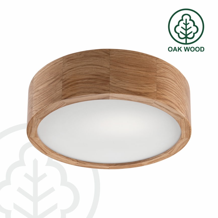 Brilagi - Iluminação de teto LED CARVALHO 1xE27/60W/230V carvalho diâmetro 27,5 cm