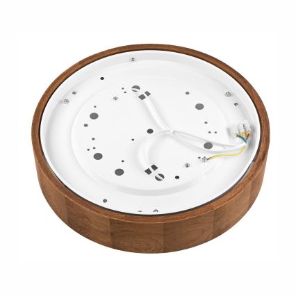 Brilagi - Iluminação de teto LED CARVALHO 2xE27/60W/230V carvalho cereja diâmetro 37 cm