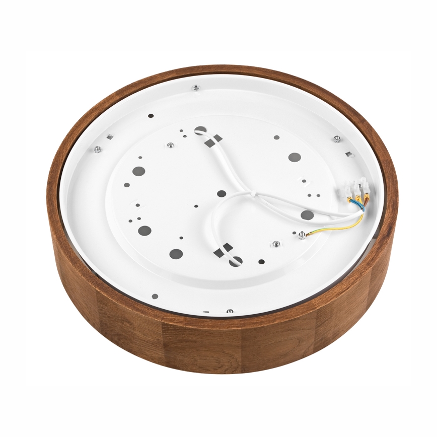 Brilagi - Iluminação de teto LED CARVALHO 2xE27/60W/230V carvalho cereja diâmetro 37 cm