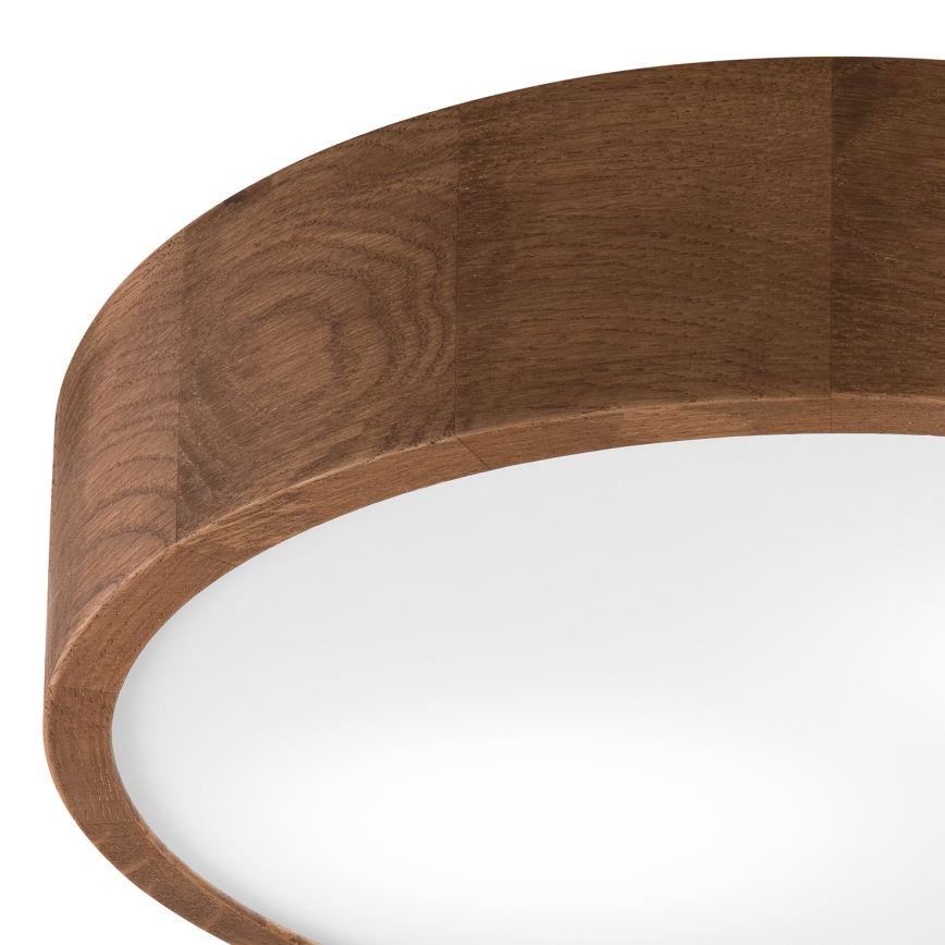Brilagi - Iluminação de teto LED CARVALHO 2xE27/60W/230V carvalho cereja diâmetro 37 cm