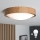 Brilagi - Iluminação de teto LED CARVALHO SLIM 1xE27/60W/230V carvalho diâmetro 27 cm