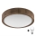 Brilagi - Iluminação de teto LED CARVALHO SLIM 1xE27/60W/230V carvalho diâmetro 27 cm
