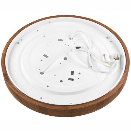 Brilagi - Iluminação de teto LED CARVALHO SLIM 3xE27/60W/230V carvalho cereja diâmetro 47 cm