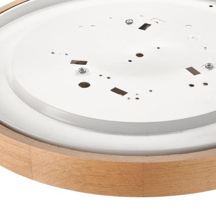 Brilagi - Iluminação de teto LED CARVALHO SLIM 3xE27/60W/230V carvalho diâmetro 47 cm