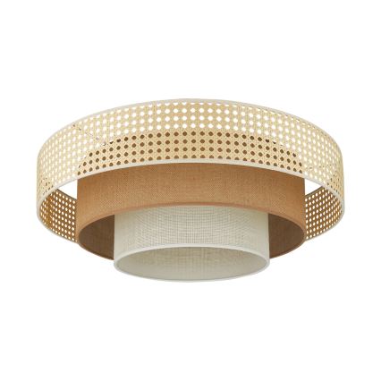 Brilagi - Iluminação de teto LED CEDAR LUNETA LED/26W/230V bege/castanho/creme