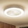 Brilagi - Iluminação de teto LED com regulação e ventoinha LED/30W/230V 3000-6500K branco + comando