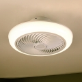 Brilagi - Iluminação de teto LED com regulação e ventoinha LED/30W/230V 3000-6500K branco + comando