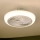 Brilagi - Iluminação de teto LED com regulação e ventoinha LED/30W/230V 3000-6500K branco + comando