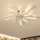 Brilagi - Iluminação de teto LED com regulação e ventoinha LED/50W/230V 3000-6500K branco + comando