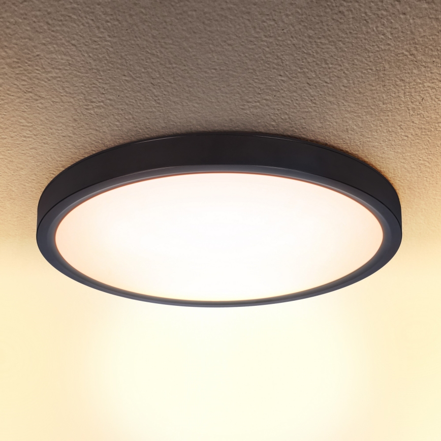 Brilagi - Iluminação de teto LED com regulação ESTELA LED/36W/230V 3000-6500K ø 30 cm preto + comando