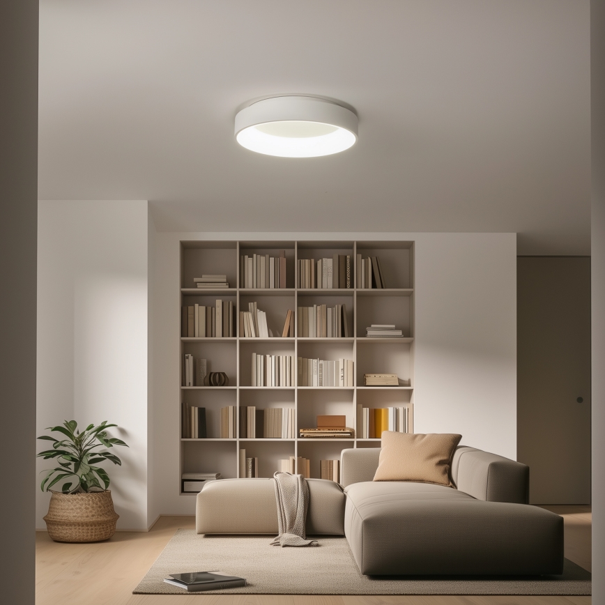 Brilagi - Iluminaçao de teto LED com regulação FALCON LED/80W/230V 3000-6500K branco + controlo remoto