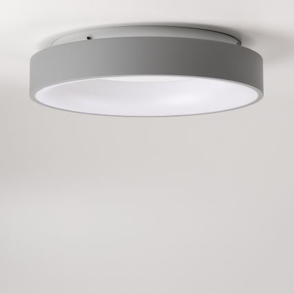 Brilagi - Iluminaçao de teto LED com regulação FALCON LED/80W/230V 3000-6500K cinzenta + controlo remoto