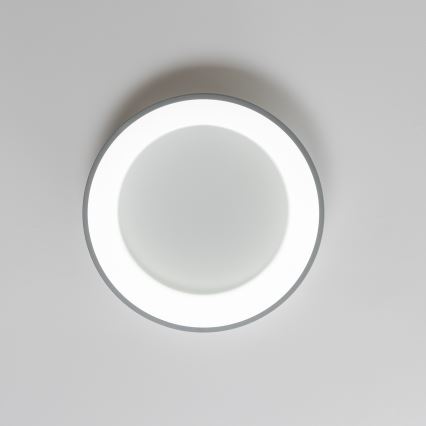 Brilagi - Iluminaçao de teto LED com regulação FALCON LED/80W/230V 3000-6500K cinzenta + controlo remoto