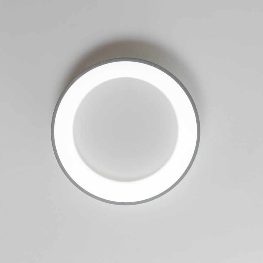 Brilagi - Iluminaçao de teto LED com regulação FALCON LED/80W/230V 3000-6500K cinzenta + controlo remoto