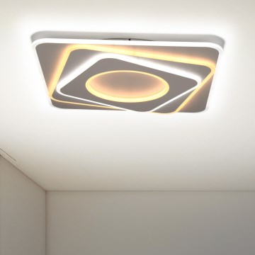 Brilagi - Iluminação de teto LED com regulação MODERN LED/100W/230V 2700-6500K 48x48 cm + comando