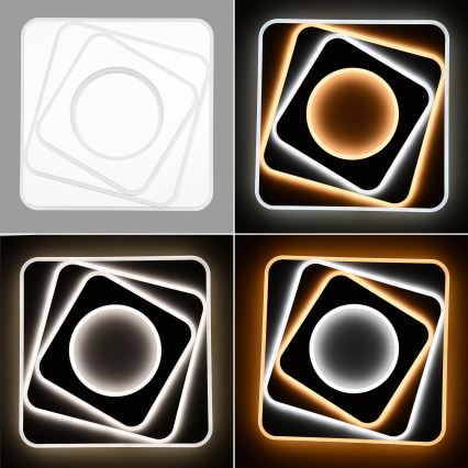 Brilagi - Iluminação de teto LED com regulação MODERN LED/100W/230V 2700-6500K 48x48 cm + comando