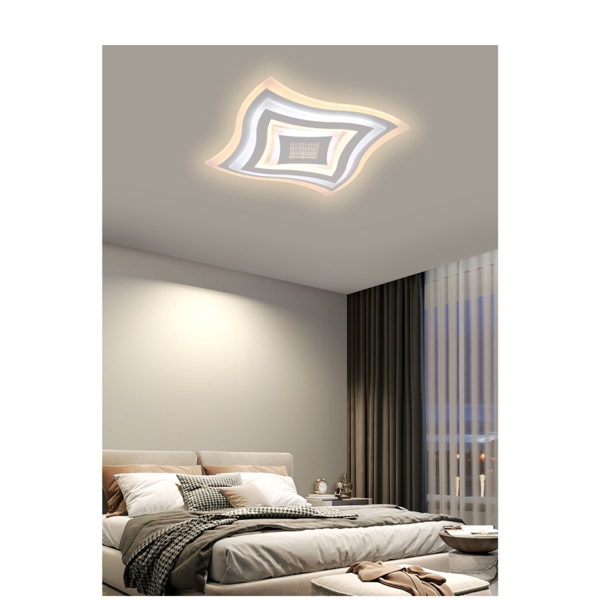 Brilagi - Iluminação de teto LED com regulação MODERN LED/102W/230V 2700-6500K + controlo remoto
