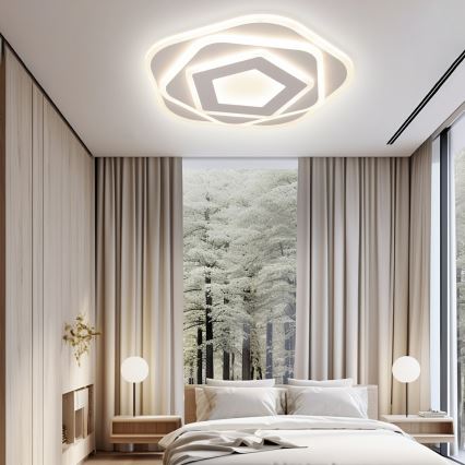 Brilagi - Iluminação de teto LED com regulação MODERN LED/64W/230V 2700-6500K + comando