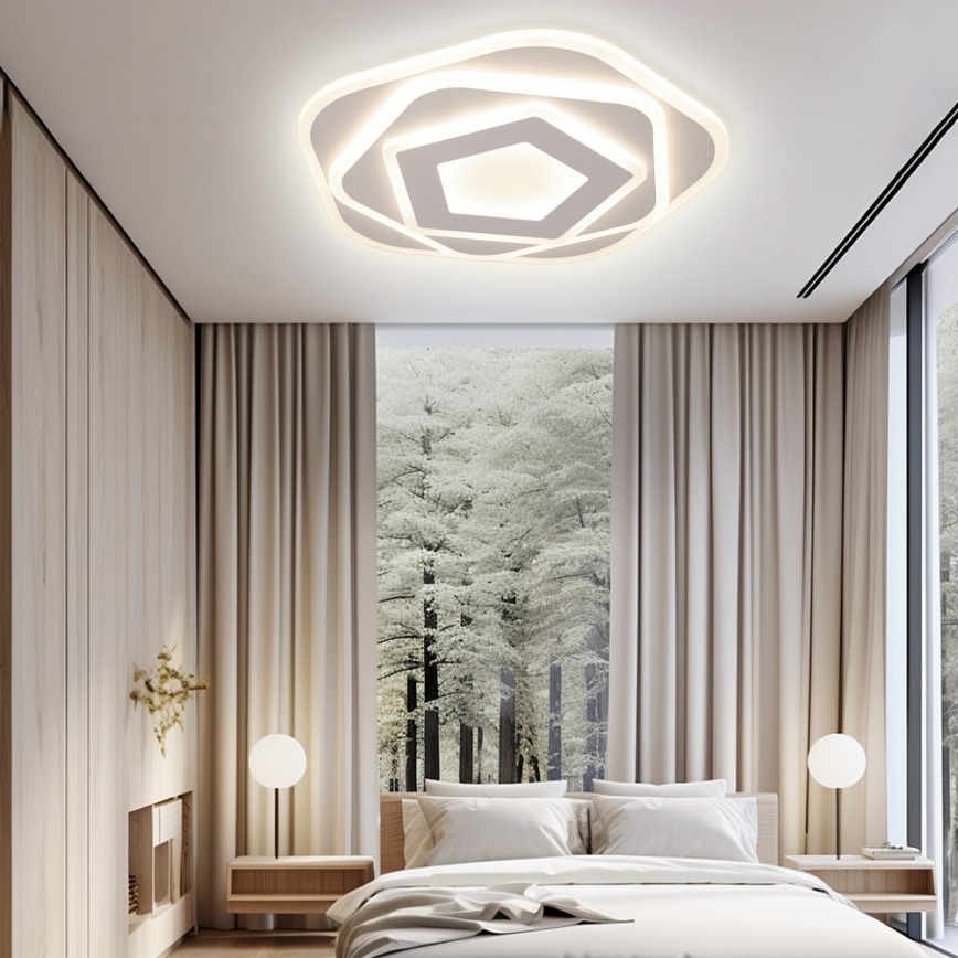 Brilagi - Iluminação de teto LED com regulação MODERN LED/64W/230V 2700-6500K + comando