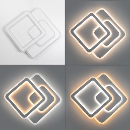 Brilagi - Iluminação de teto LED com regulação MODERN LED/80W/230V 2700-6500K + controlo remoto