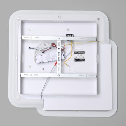 Brilagi - Iluminação de teto LED com regulação MODERN LED/80W/230V 2700-6500K 52,5x52,5 cm + comando