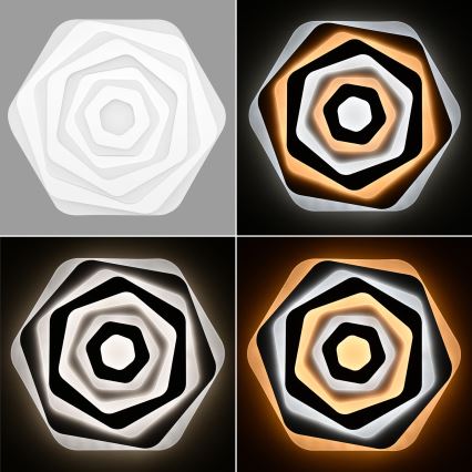 Brilagi - Iluminação de teto LED com regulação MODERN LED/85W/230V 2700-6500K diâmetro 53 cm + comando
