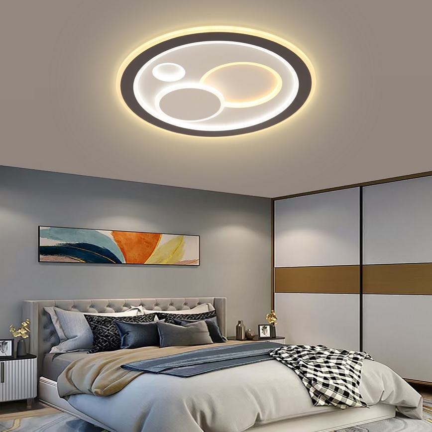 Brilagi - Iluminação de teto LED com regulação MODERN LED/89W/230V 2700-6500K + comando