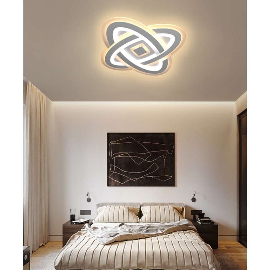 Brilagi - Iluminação de teto LED com regulação MODERN LED/90W/230V 2700-6500K + controlo remoto