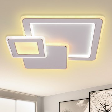 Brilagi - Iluminação de teto LED com regulação MODERN LED/93W/230V 2700-6500K + comando