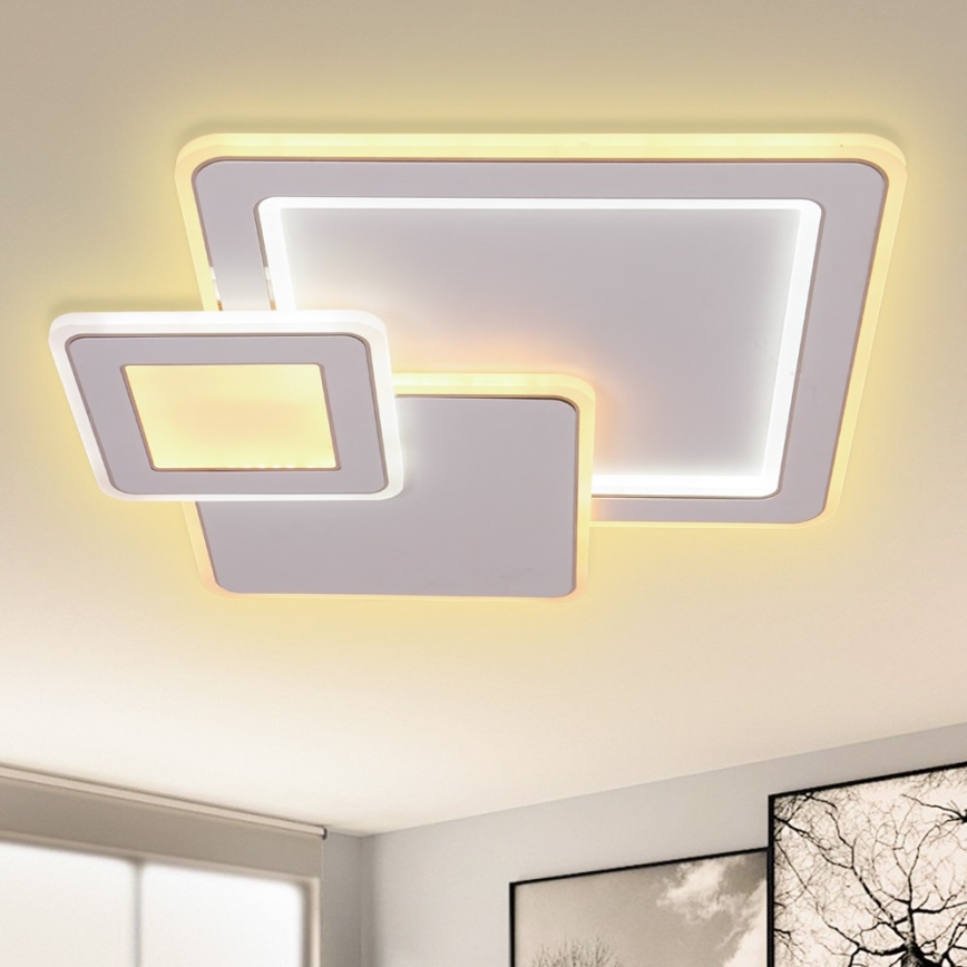 Brilagi - Iluminação de teto LED com regulação MODERN LED/93W/230V 2700-6500K + comando