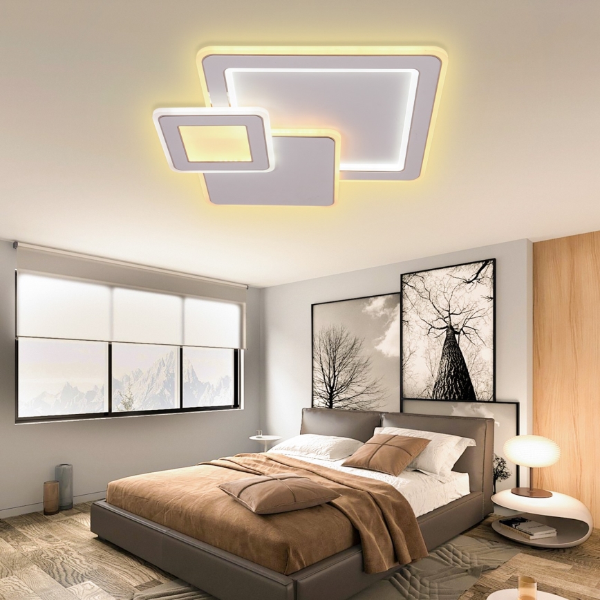 Brilagi - Iluminação de teto LED com regulação MODERN LED/93W/230V 2700-6500K + comando