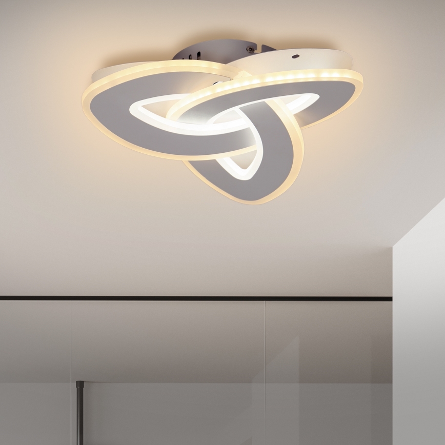 Brilagi - Iluminação de teto LED com regulação MODERN MINI LED/49W/230V 3000/4000/6000K 30x30 cm + comando