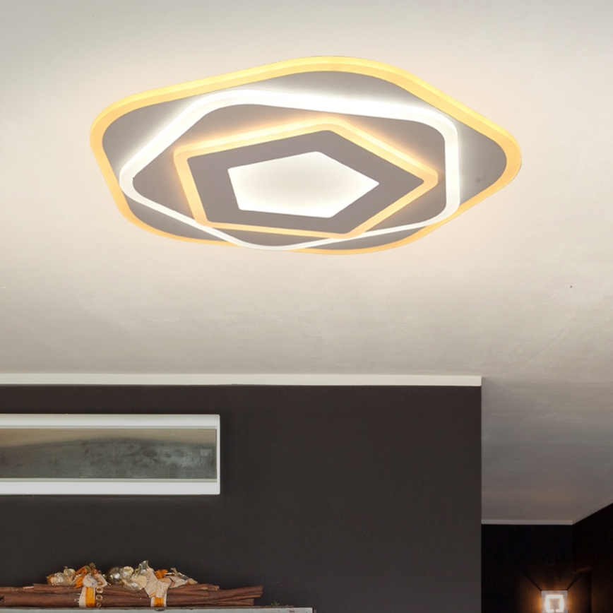 Brilagi - Iluminação de teto LED com regulação MODERN MINI LED/53W/230V 3000/4000/6000K diâmetro 30 cm + comando