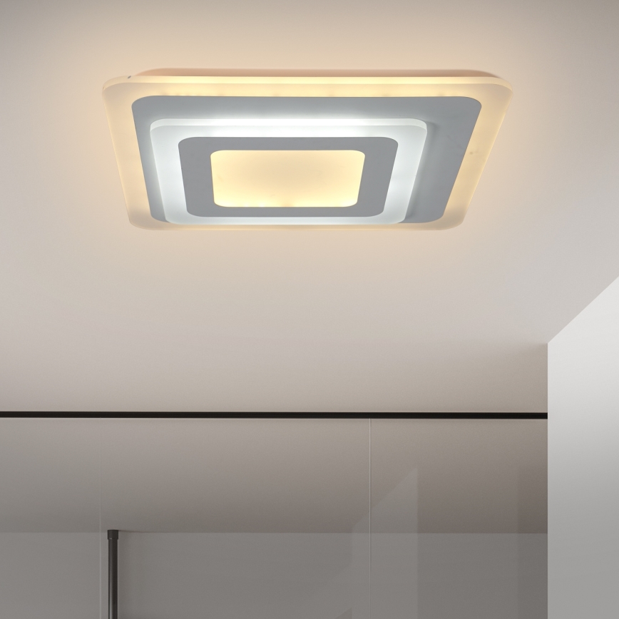 Brilagi - Iluminação de teto LED com regulação MODERN MINI LED/65W/230V 3000/4000/6000K 37x37 cm + comando