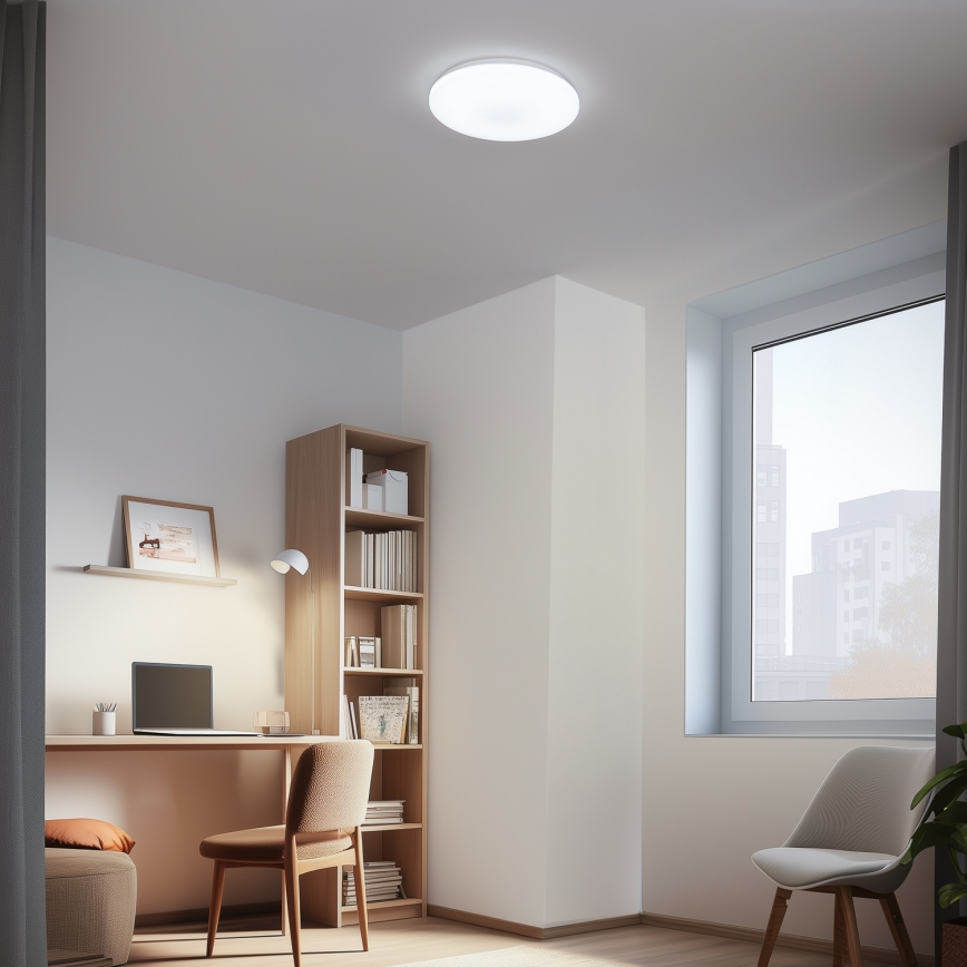 Brilagi - Iluminação de teto LED com regulação OPAL LED/24W/230V  3000/4000/6500K + controlo remoto