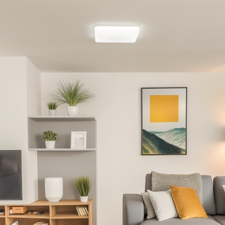 Brilagi - Iluminação de teto LED com regulação OPAL LED/24W/230V 3000/4000/6500K + controlo remoto