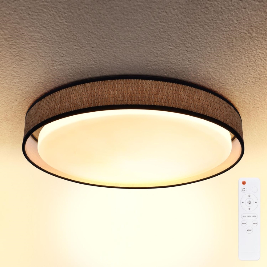 Brilagi - Iluminação de teto LED com regulação PILAR LED/48W/230V 3000-6500K diâmetro 43 cm + comando