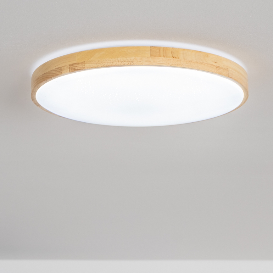 Brilagi - Iluminação de teto LED com regulação PINE LED/60W/230V + controlo remoto