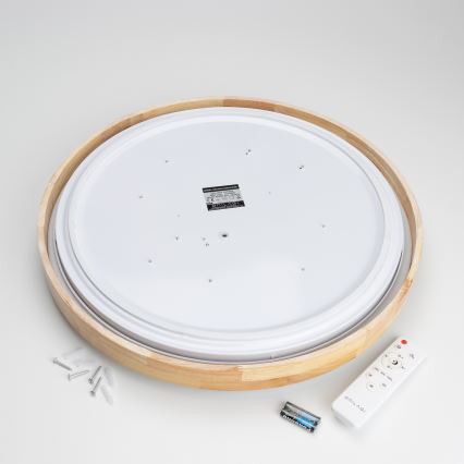 Brilagi - Iluminação de teto LED com regulação PINE LED/60W/230V + controlo remoto