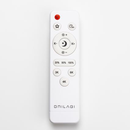 Brilagi - Iluminação de teto LED com regulação PINE LED/60W/230V + controlo remoto