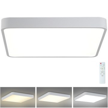 Brilagi - Iluminação de teto LED com regulação POOL LED/48W/230V 3000-6000K 50x50 cm branco + comando