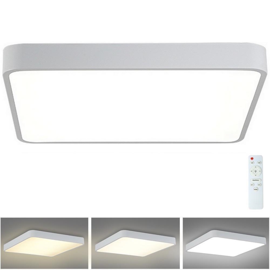 Brilagi - Iluminação de teto LED com regulação POOL LED/48W/230V 3000-6000K 50x50 cm branco + comando