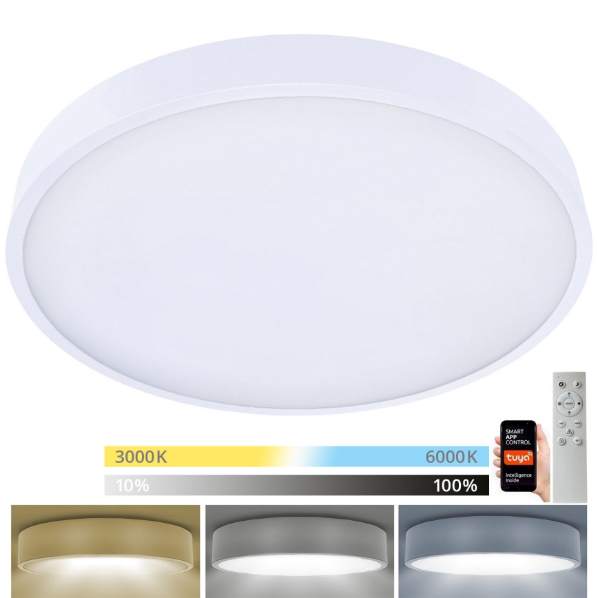 Brilagi - Iluminação de teto LED com regulação POOL SMART LED/60W/230V 50 cm 3000-6000K Wi-Fi Tuya + comando branco