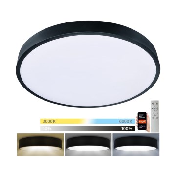 Brilagi - Iluminação de teto LED com regulação POOL SMART LED/60W/230V 50 cm 3000-6000K Wi-Fi Tuya + comando preto