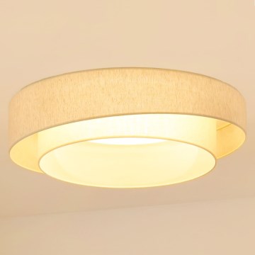 Brilagi - Iluminação de teto LED com regulação SHINE LED/24W/230V 3000/4000/6500K creme + comando