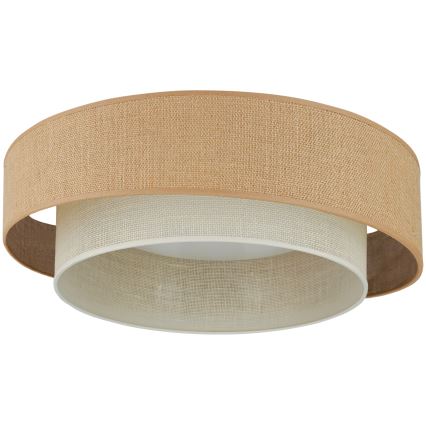 Brilagi - Iluminação de teto LED com regulação SHINE LED/24W/230V diâmetro 60 cm 3000/4000/6500K bege/creme + comando