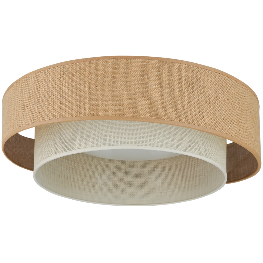 Brilagi - Iluminação de teto LED com regulação SHINE LED/24W/230V diâmetro 60 cm 3000/4000/6500K bege/creme + comando