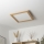 Brilagi - Iluminação de teto LED com regulação SLIMFRAME WOOD LED/36W/230V 49,5x49,5 cm 3000-6000K castanho + comando